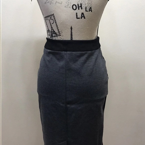 SC& Co. Women’s Colour block Pencil Skirt Black/ Grey M - Picture 4 of 9